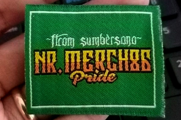 Label Baju NRMERCH 86 Pride From Sumbersono